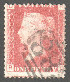 Great Britain Scott 33 Used Plate 90 - RD - Click Image to Close